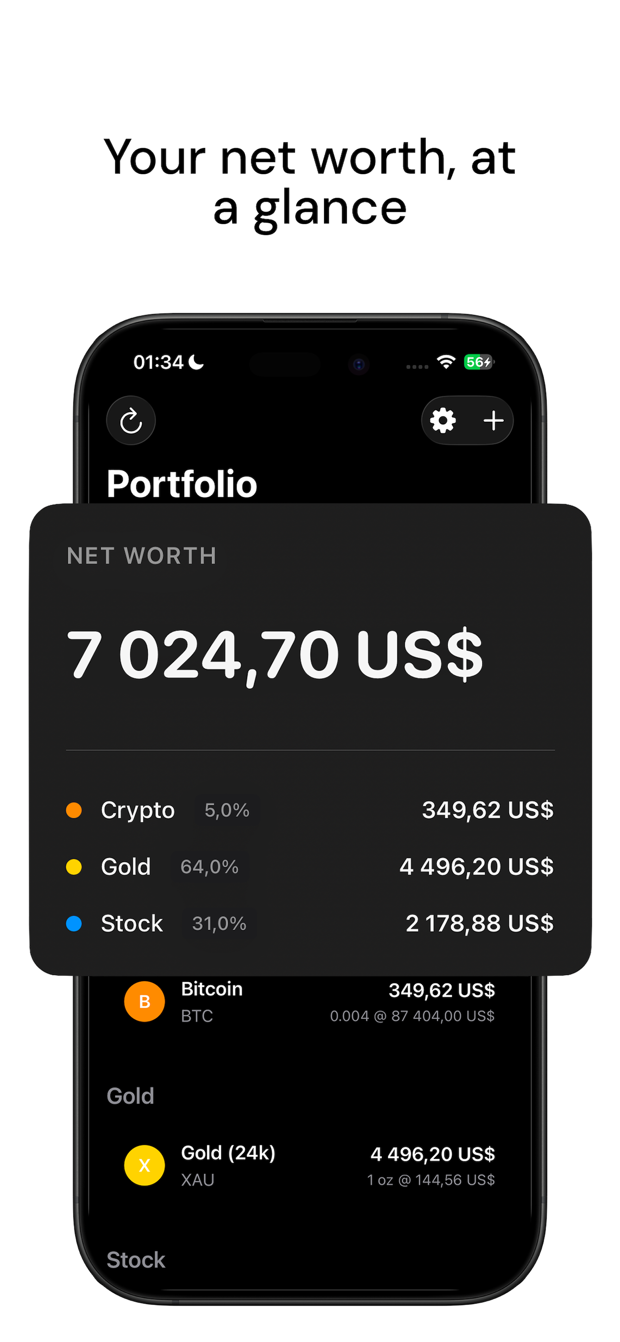 Net Worth Dashboard